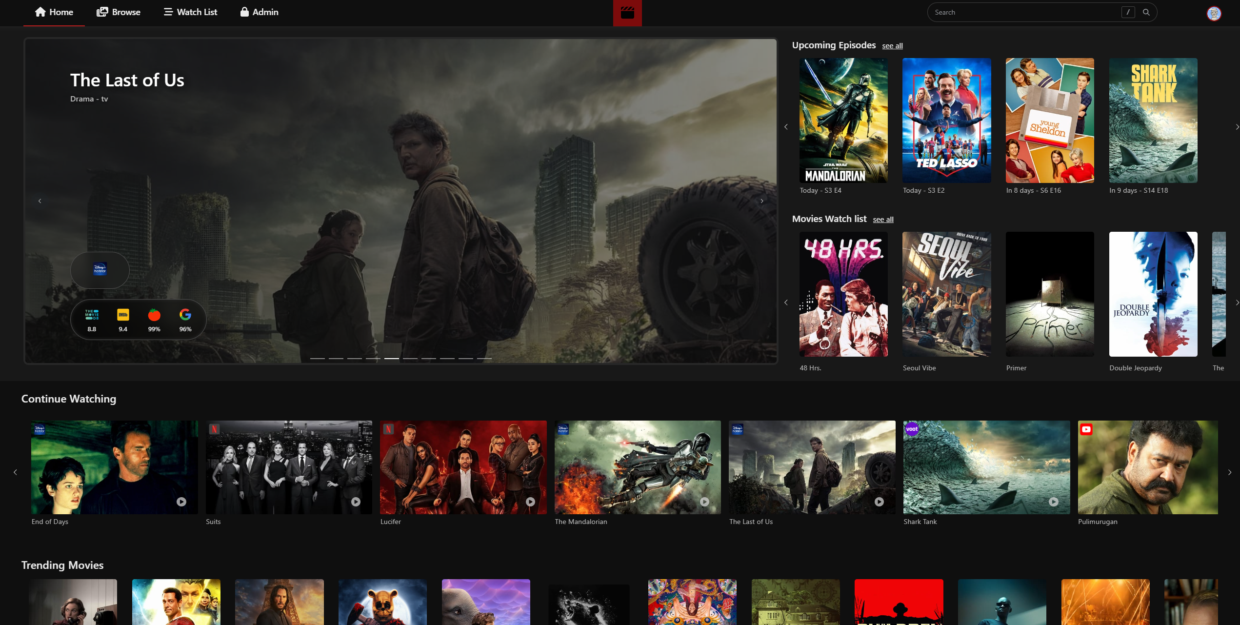 TheMovieBrowser.com screenshot